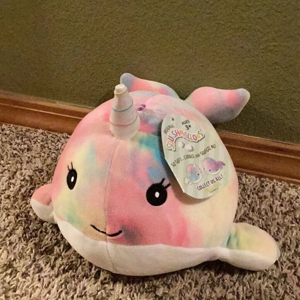 Squishmallow Natalie the Narwal 8” New With Tags 2021 Brand New Condition Plush